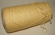 7oz. Cone, Unbranded, Cotton, Yellow, Crocheting/Hand/Machine Knitting Yarn