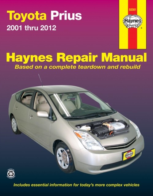 Toyota Prius 2001-12 by Haynes Publishing PAPERBACK 9781620920664