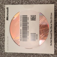 Microsoft Office 2007 Basic OEM CD - Complete With Product Key