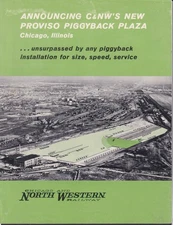 Chicago & North Western RR Proviso Piggyback Plaza folder 2 1963
