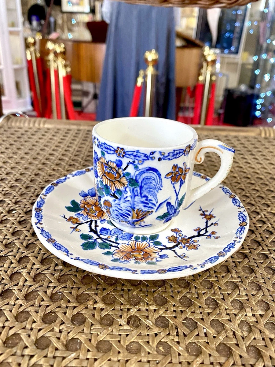 GIEN PIVOINE RARE petit plateau déjeuner tète a tète soucoupe EUR 30,00 - FR