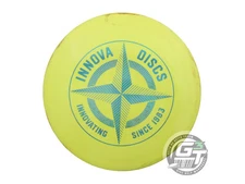 USED Innova FIRST RUN Star Hawkeye 173g Yellow Blue Holo Foil Driver Golf Disc