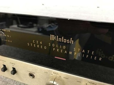 McIntosh C24 Vintage Solid State Stereo Preamplifier Serviced Tested Working