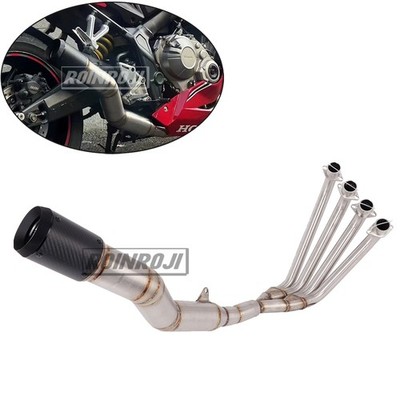 Full Exhaust Carbon Muffler System Header Link Pipe For Honda CBR650R CBR650F