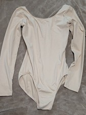  40 Bloch Girls Bwige Stretch Crew-Neck Long-Sleeve Ballet Leotard Size ML