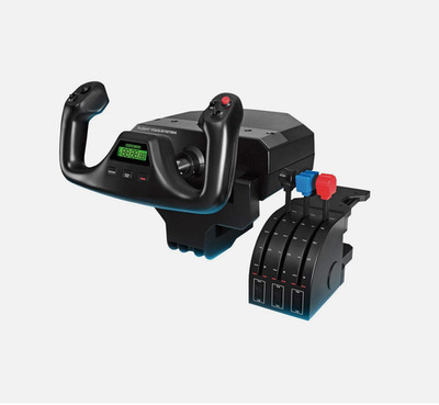 Logitech G PRO Flight Yoke System, Professional Simulation Yoke and Throttle ...
