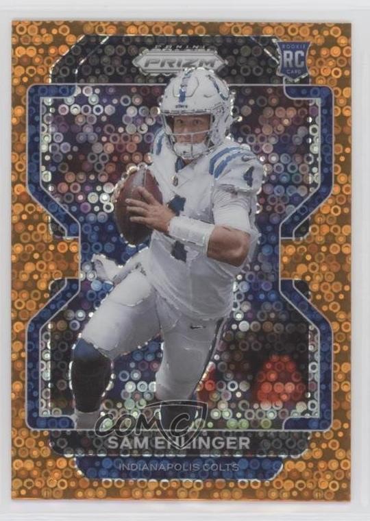 2021 Panini Prizm Rookie Orange Disco Prizm Sam Ehlinger #395 v7j