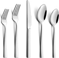 Besteckset 30-Teilig Edelstahl Hochglanzpoliert FüR 6 Personen Tafelbesteck