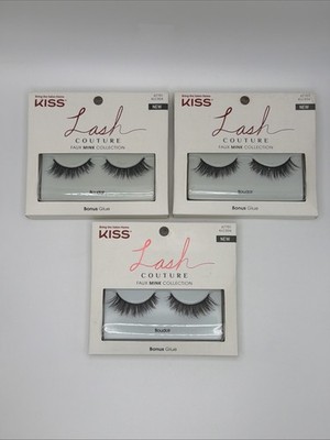 KISS LASH COUTURE - Boudoir - Lashes 67751 KLCS04 - FAUX MINK COLLECTION 3 Pack