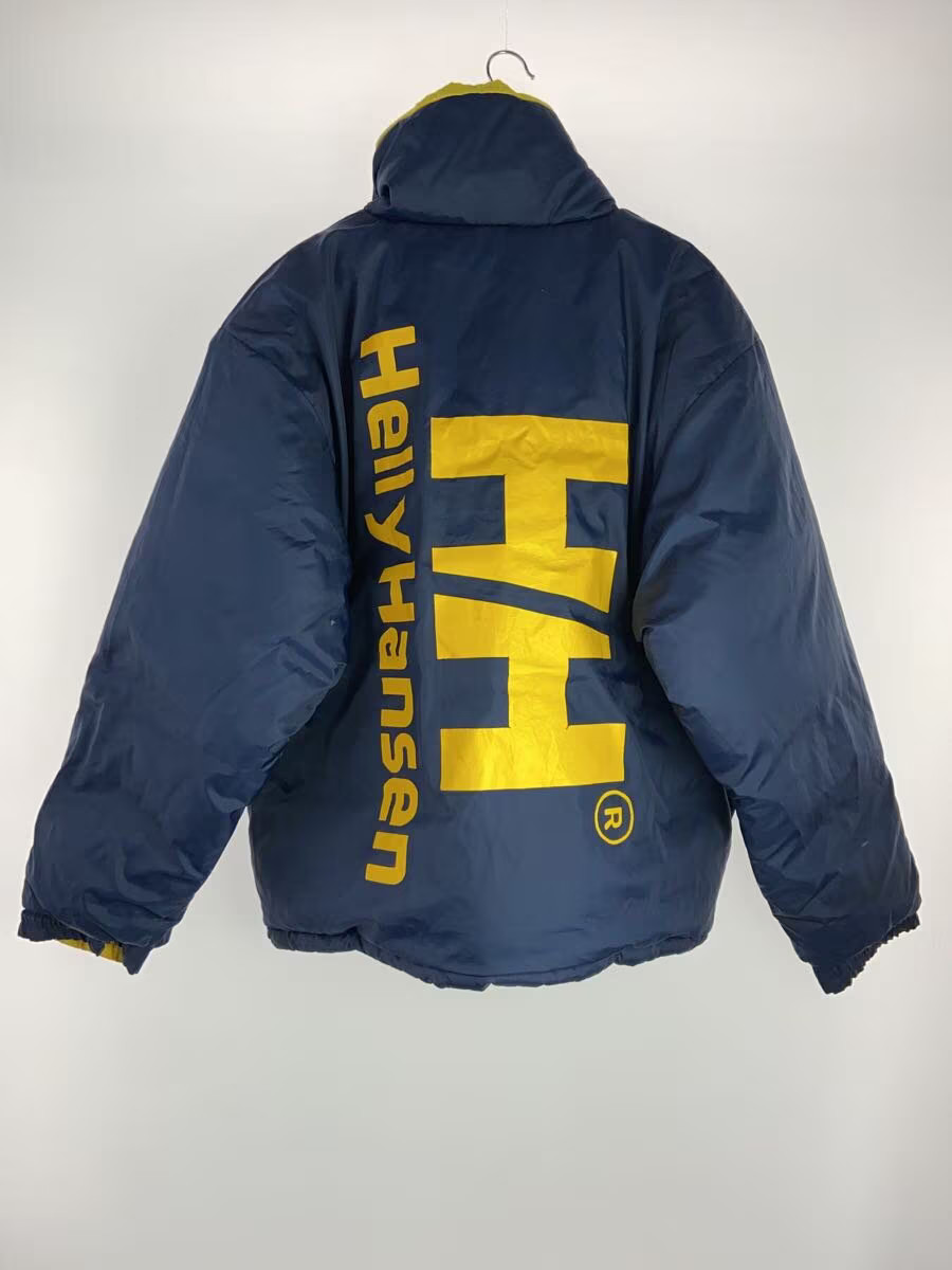 HELLY HANSEN reversible down Jacket Navy L Used - image 2