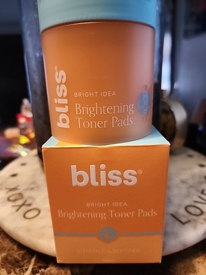Bliss Bright Idea Brightening Toner Pads 70 Pads* Vitamin C & Peptides