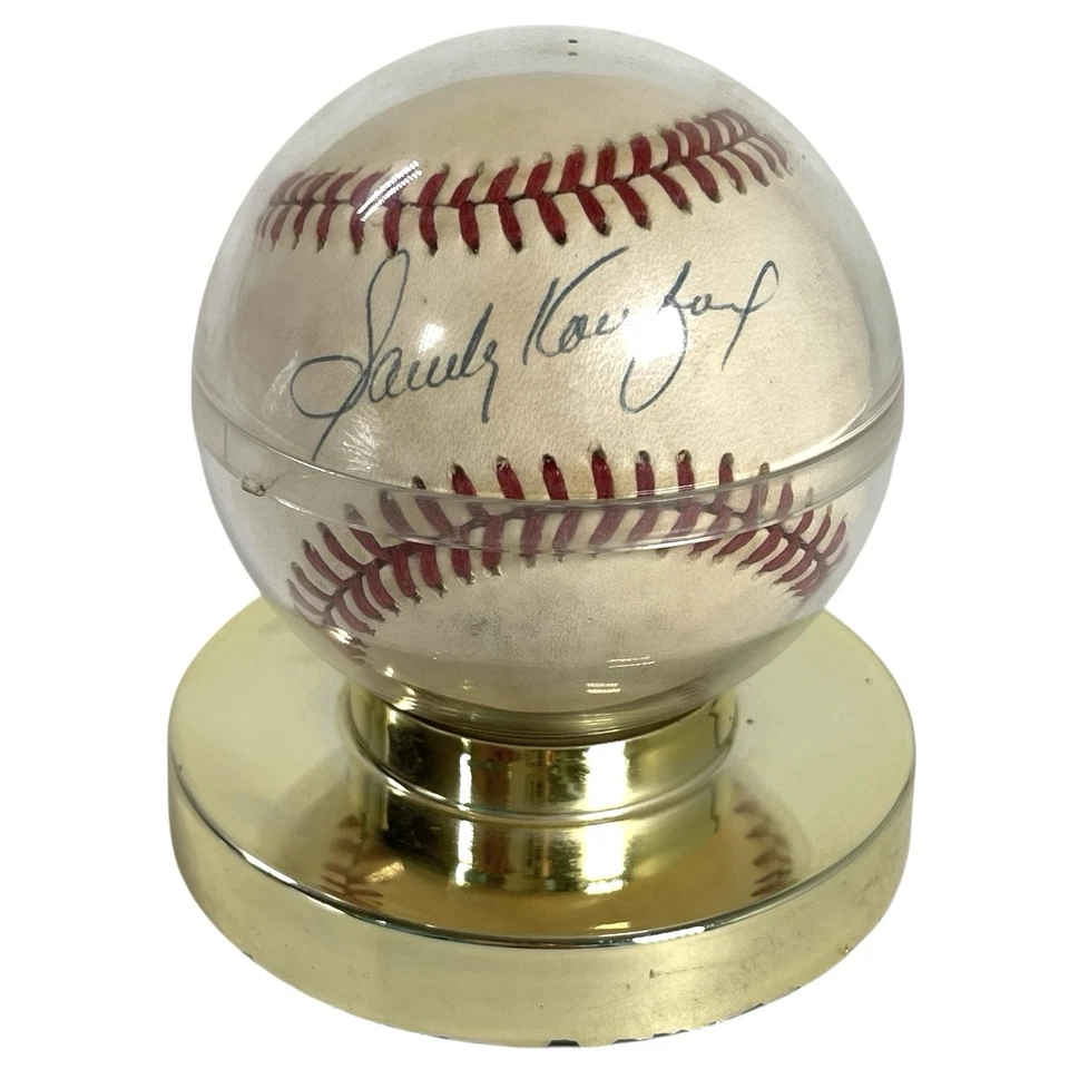 Sandy Koufax Dodgers Signed Baseball With Letter Of Authenticity By JSA - Image 3 of 4