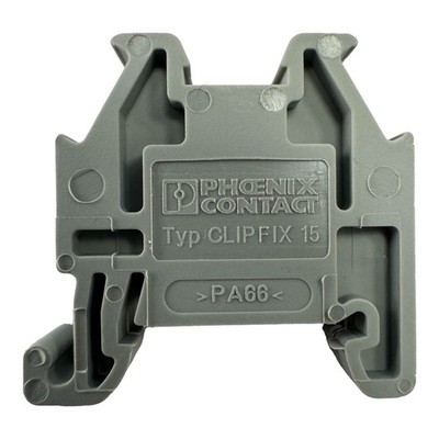 3022263 CLIPFIX 15 Phoenix Contact End Stop for Use with DIN Rail Terminal Block