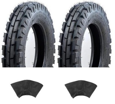 2x Reifen 6.50-20 8PR  ASF-REIFEN mi 2x Schlauch Traktor Front Reifen NEUREIFEN
