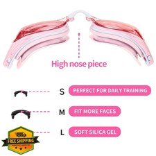 WAVE Nearsighted Adult Youth Swim Goggles Anti Fog UV