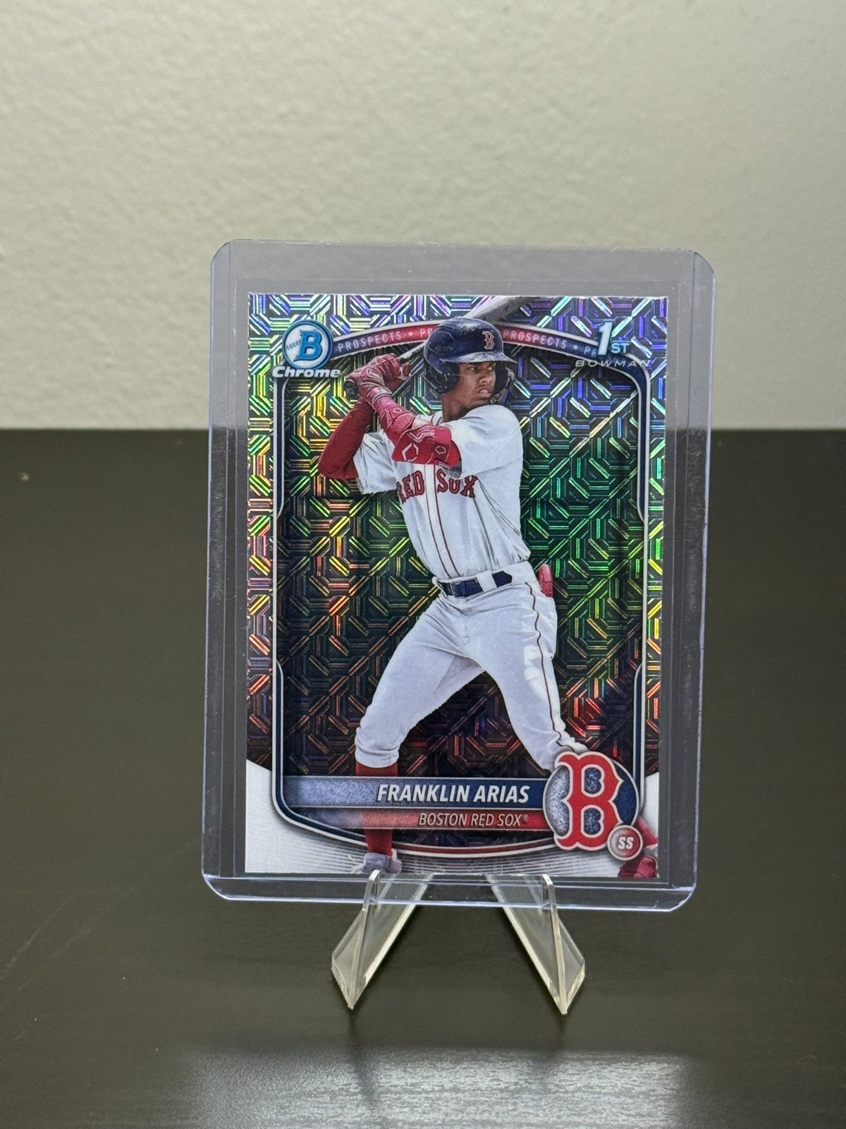 2025 Bowman - Chrome Prospects Franklin Arias #BCP-67 Mojo Refractor (RC)