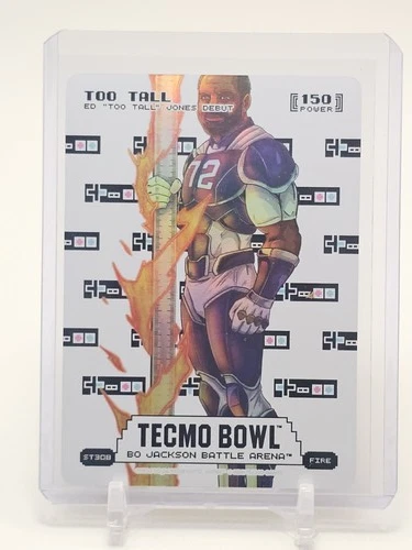 ED TOO TALL JONES TECMO BOWL BO JACKSON BATTLE ARENA FIRE #ST308 Q2161