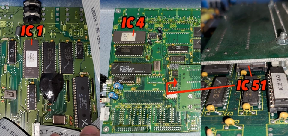 Quasimidi The Raven Max Firmware 2.0 EPROM ROM Update Upgrade OS Chip QM Eproms - Imagen 2 de 3
