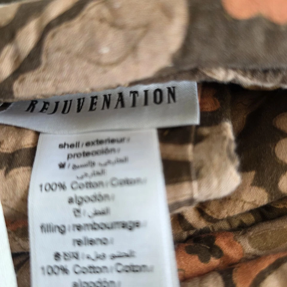 Edredón King Cosido a Mano Ayla Cerámica Rejuvenecimiento Granero NUEVO Reliquia de Lujo Foto 4 de 4