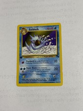 Pokemon Psyduck evolution: Golduck 35/62 1st Edition (Fossil) MP VINTAGE card. on eBay