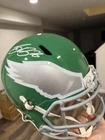 Saquon Barkley Autographed Philadelphia Eagles KellyGreen Full Size Helmet rep