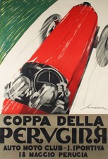 13912.Decor Poster.Room wall Interior Retro art design.Red racing car