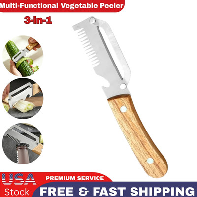 Multi-functional Vegetable Peeler for Kitchen, 2 in 1 Single Blade Peelers Tool