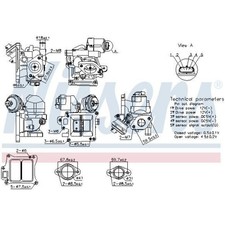1x AGR-Ventil NISSENS 98383 passend für VOLVO