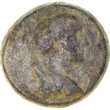#1068493 M&uuml;nze, Lydia, Pseudo-autonomous, &AElig;, ca. 50-200, Hierokaisareia, SS, B