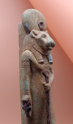 Egyptian Sekhmet Statue Ancient Pharaonic Antique Goddess of Protection BC