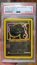 Pokemon Card - PSA 5 - 1st Edition Shining Steelix - Neo Destiny - 112/105