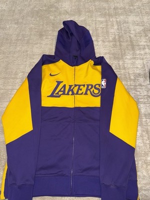 Los Angeles Lakers ShowtimeMen's Nike Dri-FIT NBA Full-Zip Hoodie