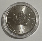 2024 Canada Maple Leaf Silver Coin 1 oz New BU .9999 Fine Bullion in Capsule