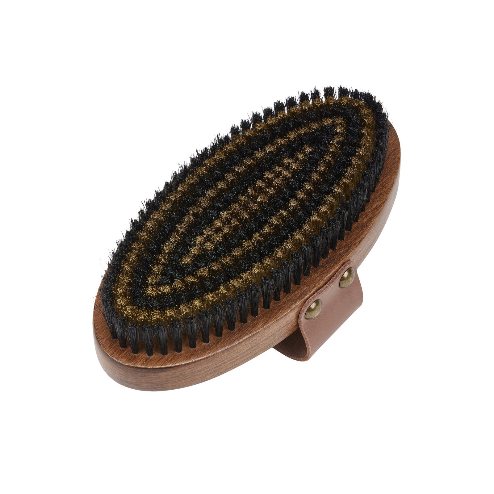 LeMieux Artisan Mixed Bristle Brush - Brown | Equestrian Grooming | Pony | Horse