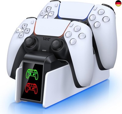 CoguyTech PS5 Controller Ladestation, Dual Fast Charger Dock für PS5 & PS5 
