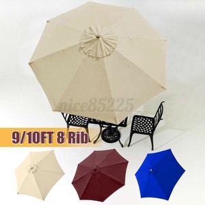 Patio Umbrella Top Canopy Replacement Cover Fit 9 10 8 Rib Outdoor Market Beach Ebay