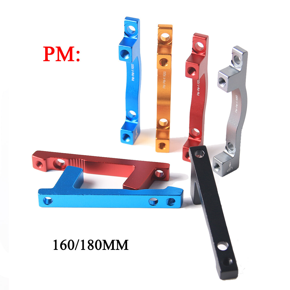 180mm/203mm Disc Brake Adapter PM/IS Front Rear MTB Bike Rotor Caliper  Adaptor