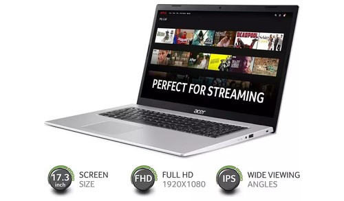 Acer Aspire 3 17.3 A317 Intel core i5 1115G4 8GB DDR 1TB SSD Laptop Silver W11 - Picture 6 of 7