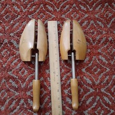 Michael A Levy Wooden Shoe Stretcher Tree for Golf Shoes Fur Lined Size 10.5