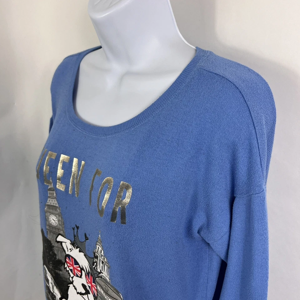 Sudadera Justice Jóvenes Niñas Talla 20 Manga Larga Pullover Reina Para El Día Foto 4 de 4