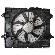 TYC 624550 Radiator & Condenser Cooling Fan Assembly New with Lifetime Warranty