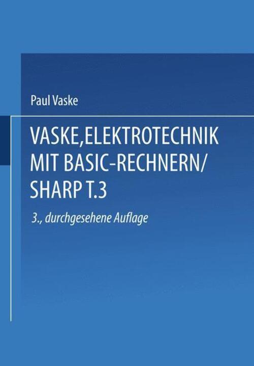 Thumbnail - Elektrotechnik Mit Basic-rechnern (sharp) | -ing. Paul Vaske |