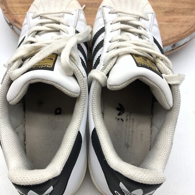 Adidas Originals Superstar C77124 Mens Size 7 Cloud White/Black Sneakers  Shoes | eBay