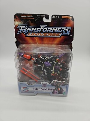 Transformers Universe Skywarp Deluxe New Hasbro Rare 2004 Dirty Package 