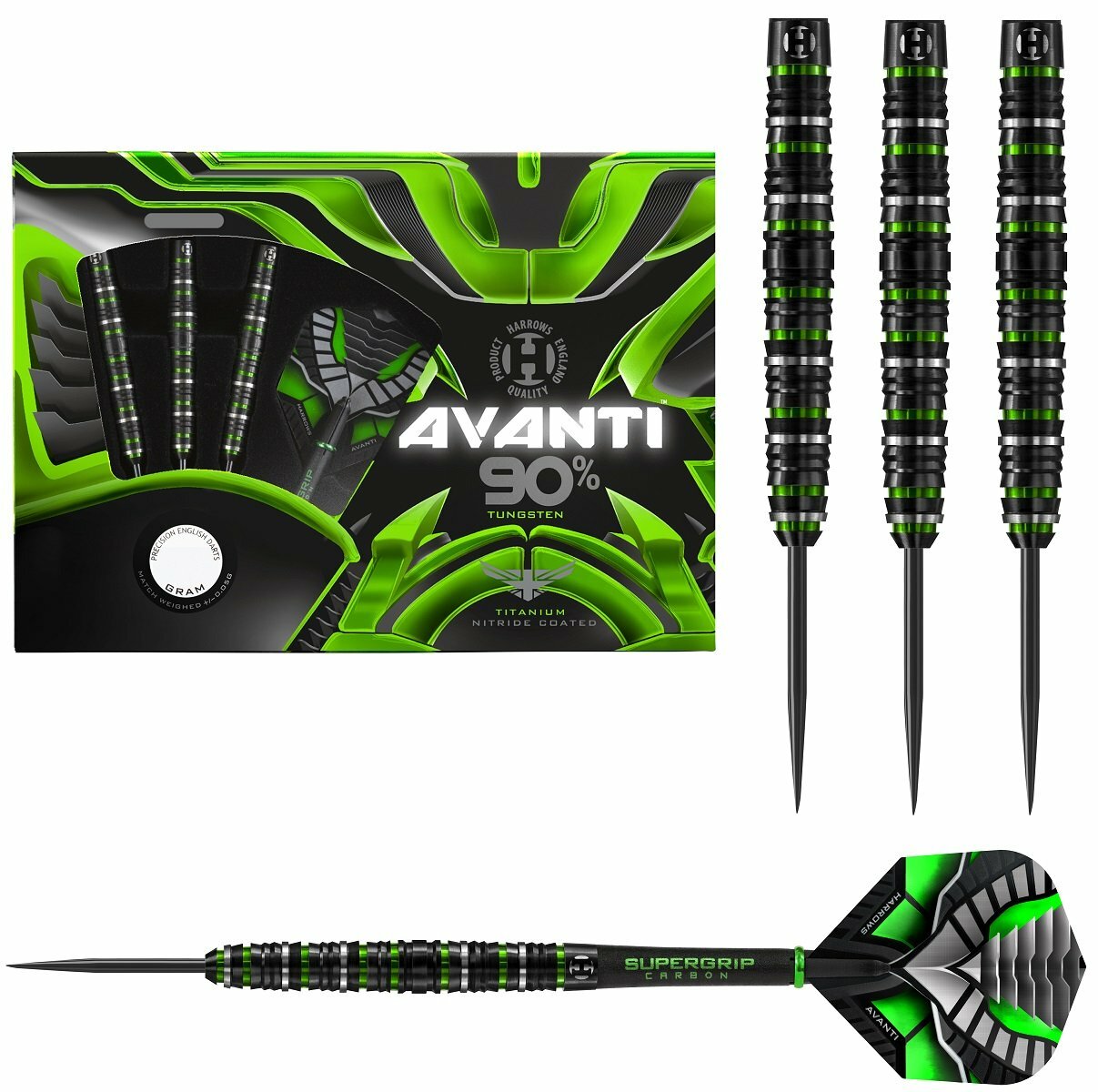 Harrows Tiges Vertes En Carbone 360, Débit Aérodynamique