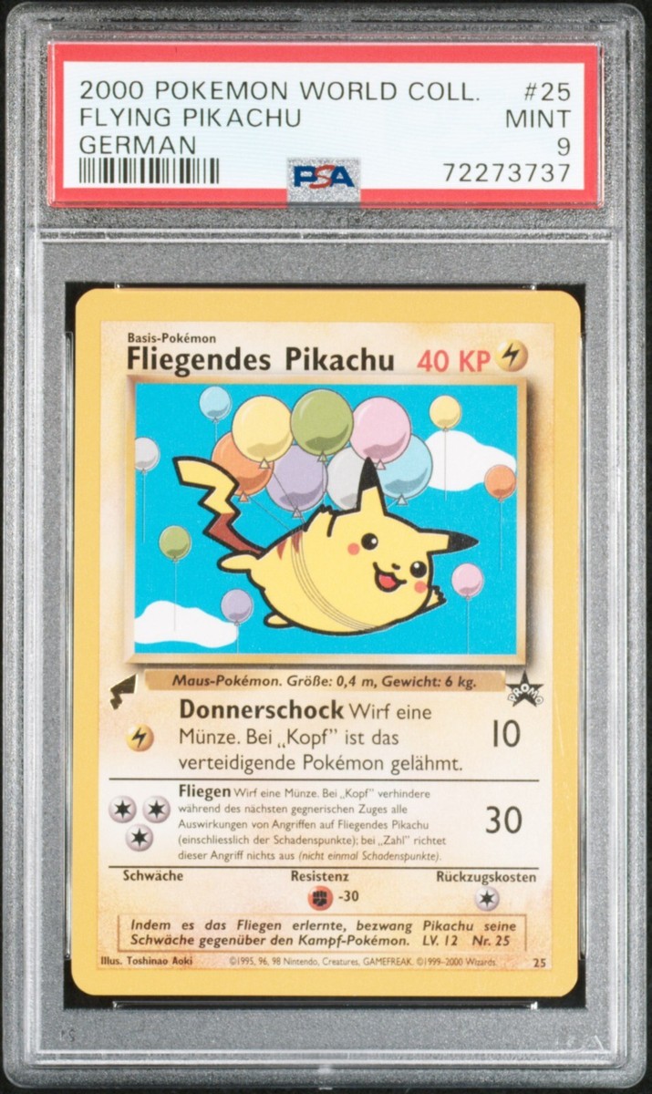 【ARS9】Pikachu ピカチュウワールド ドイツ GERMAN ARS9】Pikachu ピカチュウワールド ドイツ GERMAN PSA10