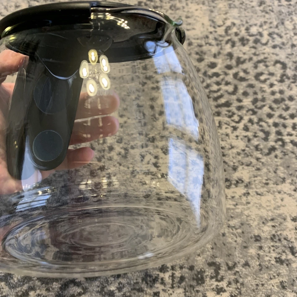 Jarra cafetera de vidrio de repuesto Braun Aroma Deluxe de 10 tazas KFK 500 Foto 3 de 4