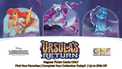   Disney Lorcana Ursula's Return Regular Finish Cards - Pick 4+ Cards & Save 25%