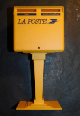 LA POSTE yellow mailbox piggy bank - 20 cm - VGC