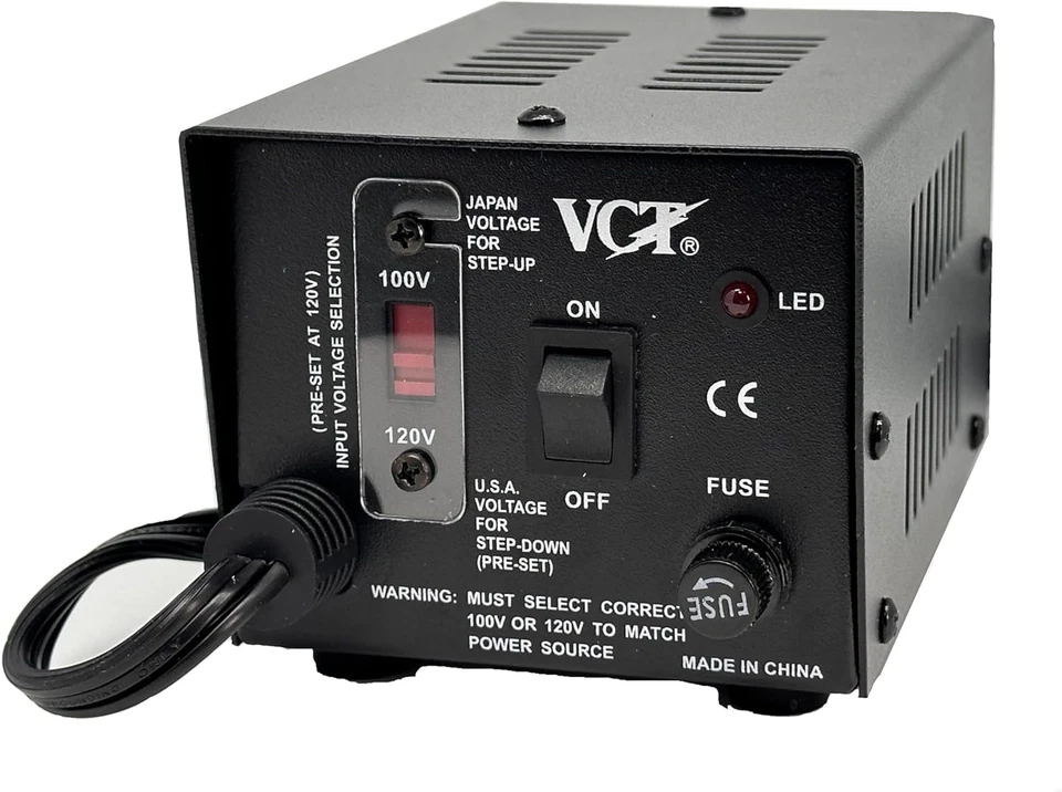 VCT VT-500J - Japanese Step Up/Down Voltage Transformer Converts Japan 100 Volts - Image 2 of 4